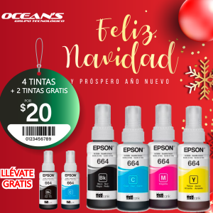 kit de Tintas 644 Promo + 2 Gratis